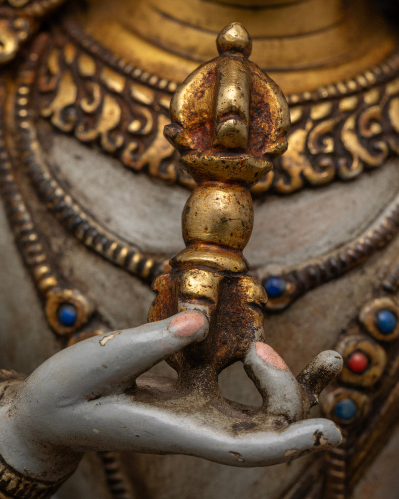 Vajrasattva Statue: Exquisite Handmade Buddhist Art