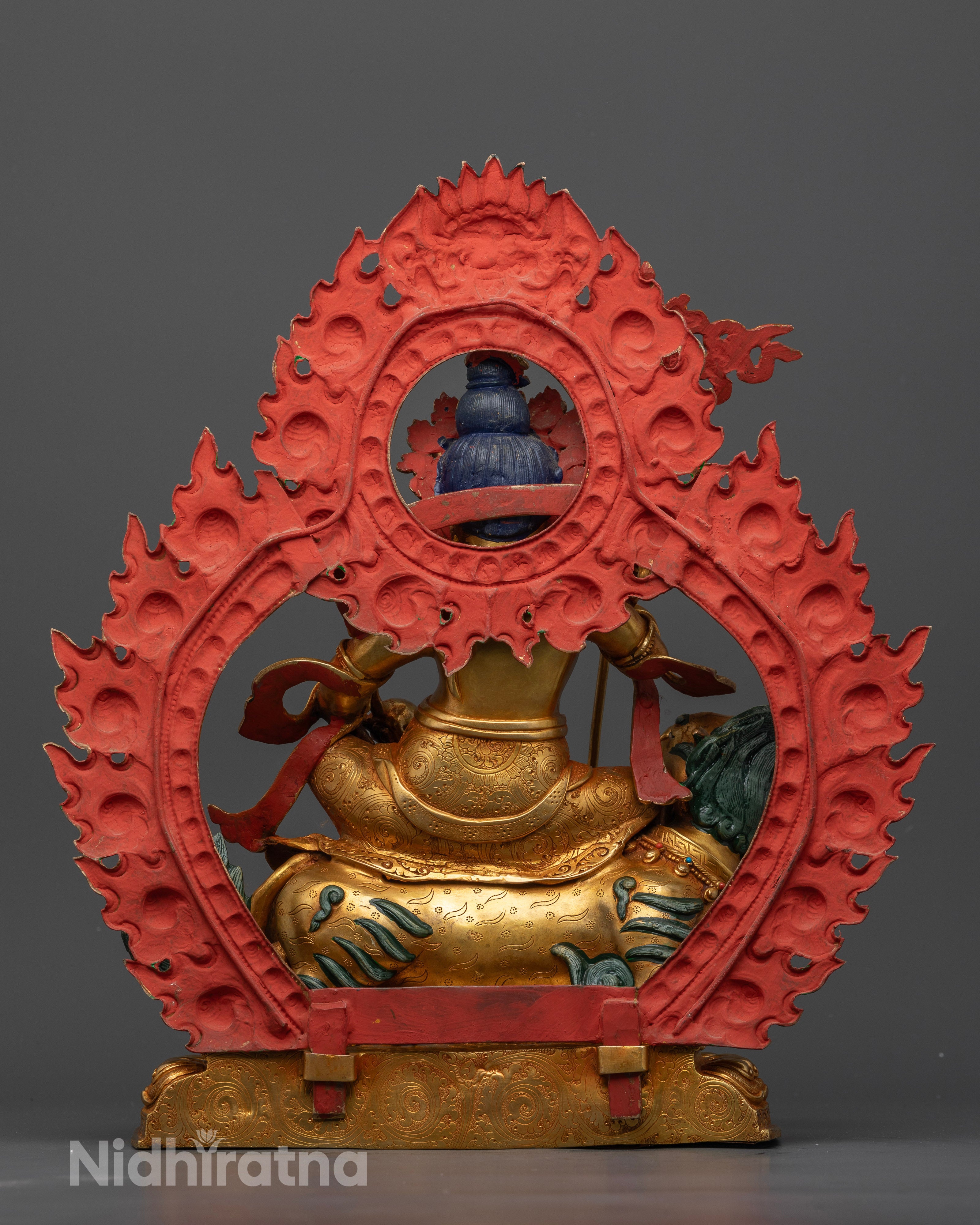 Discover the Abundance and Wealth of a White Dzambhala Statue