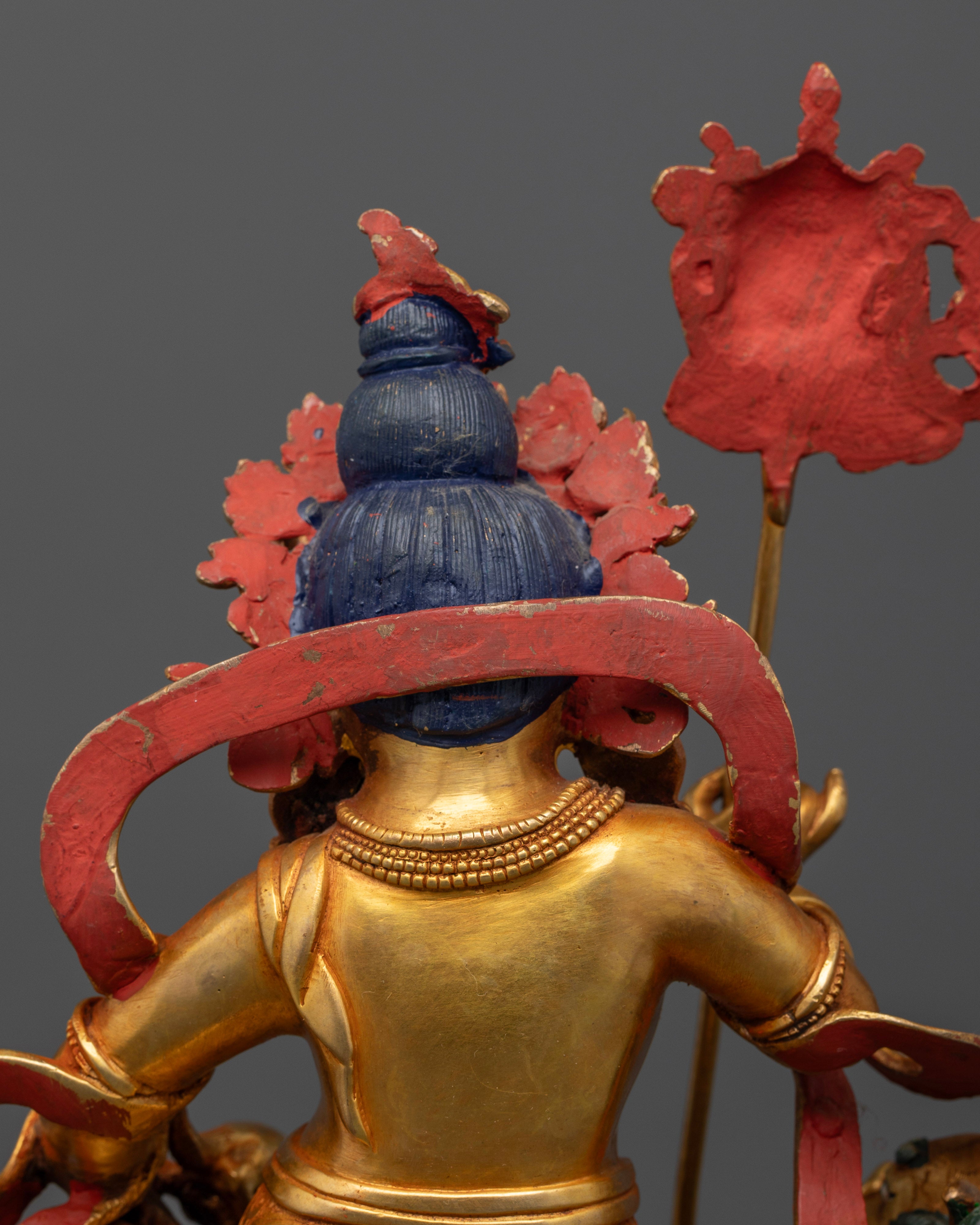 Discover the Abundance and Wealth of a White Dzambhala Statue