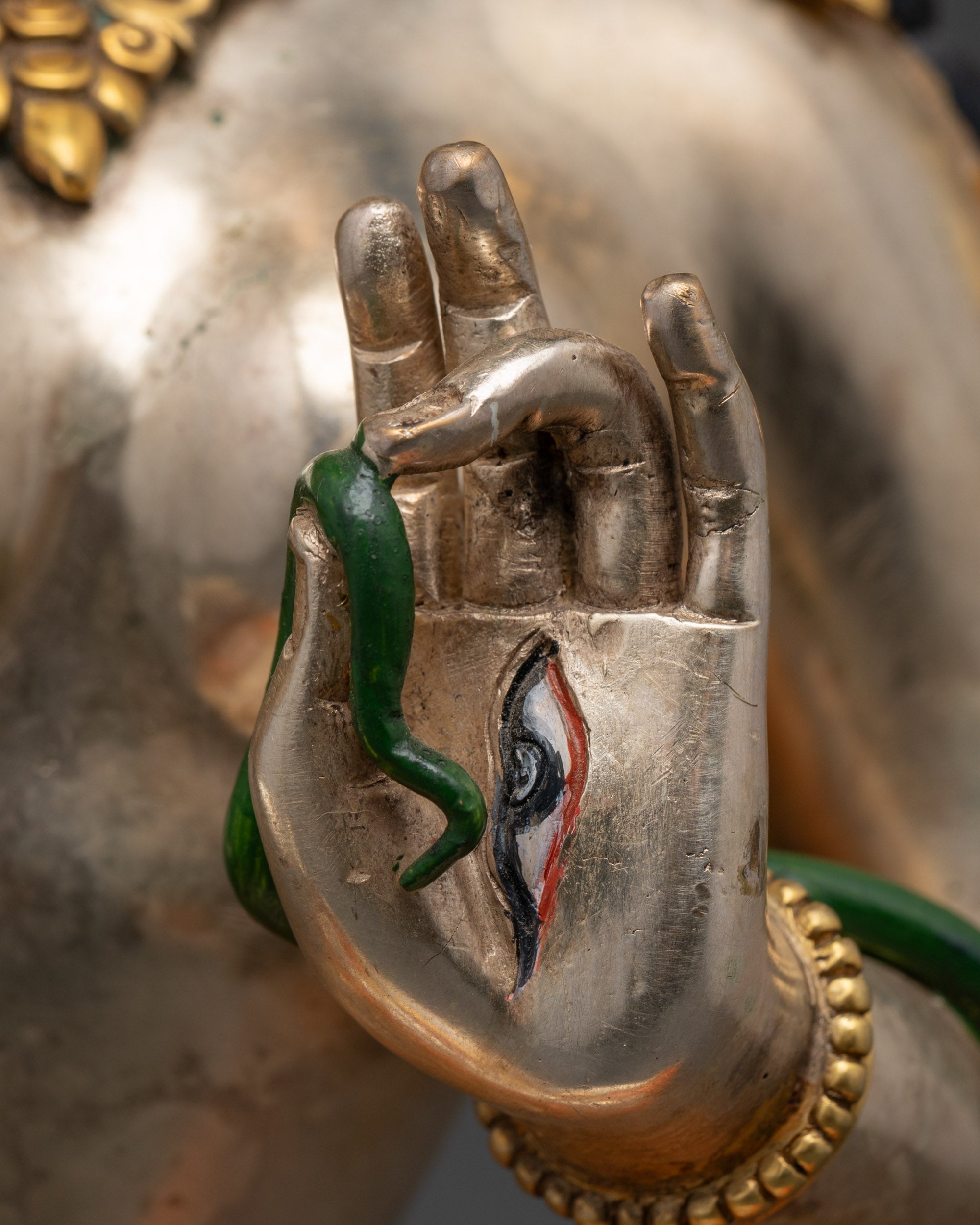 Tibetan White Tara Statue | Divine Feminine Energy