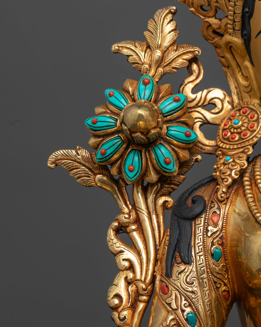 White Tara Sculpture | Himalayan Buddhist Art