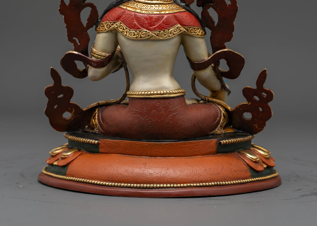 White Tara Statue | Handcrafted Spiritual Sculpture