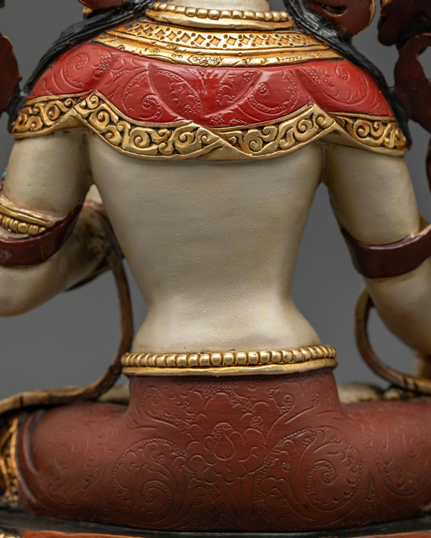 White Tara Statue | Handcrafted Spiritual Sculpture