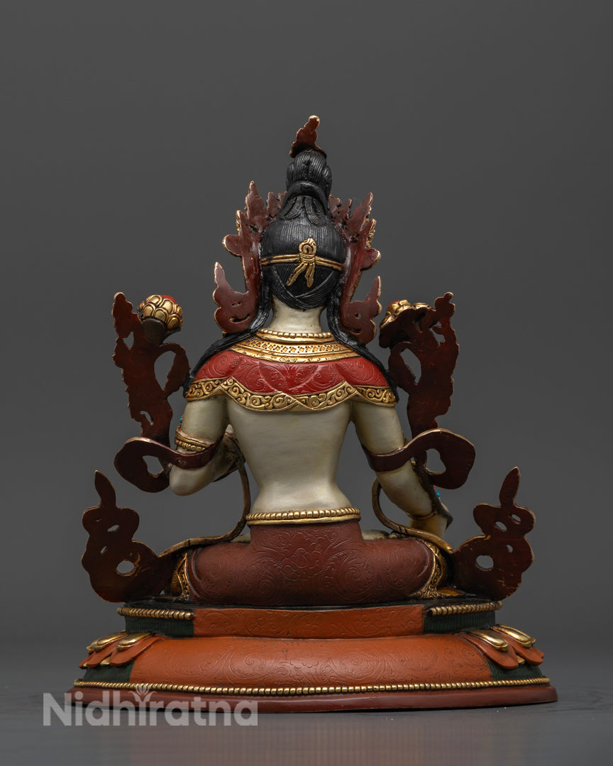 White Tara Statue | Handcrafted Spiritual Sculpture