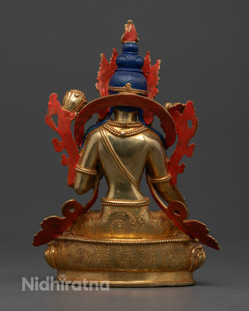 Crystal Green Tara Statue | Himalayan Tibetan Art