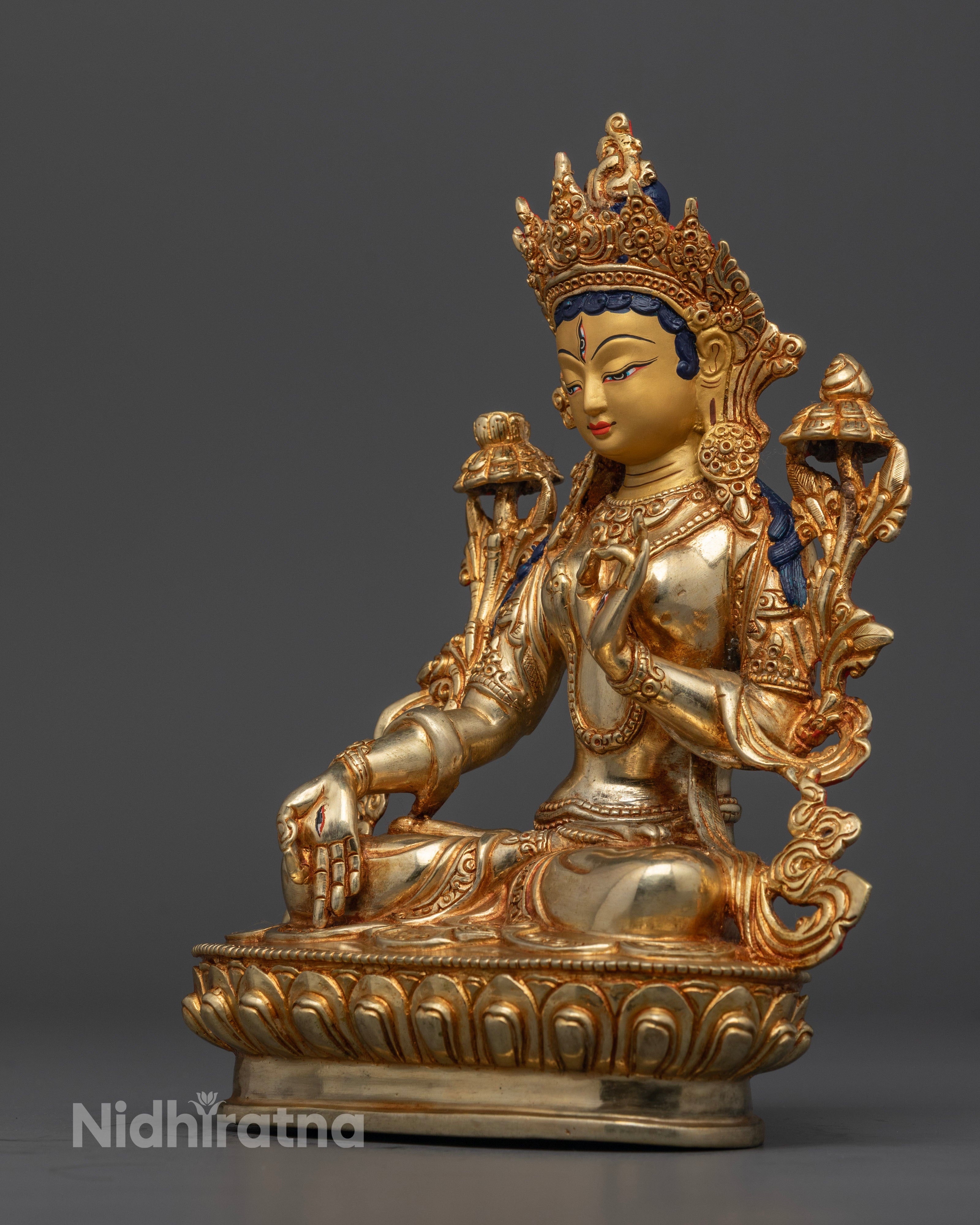 White Tara Statue for Longevity