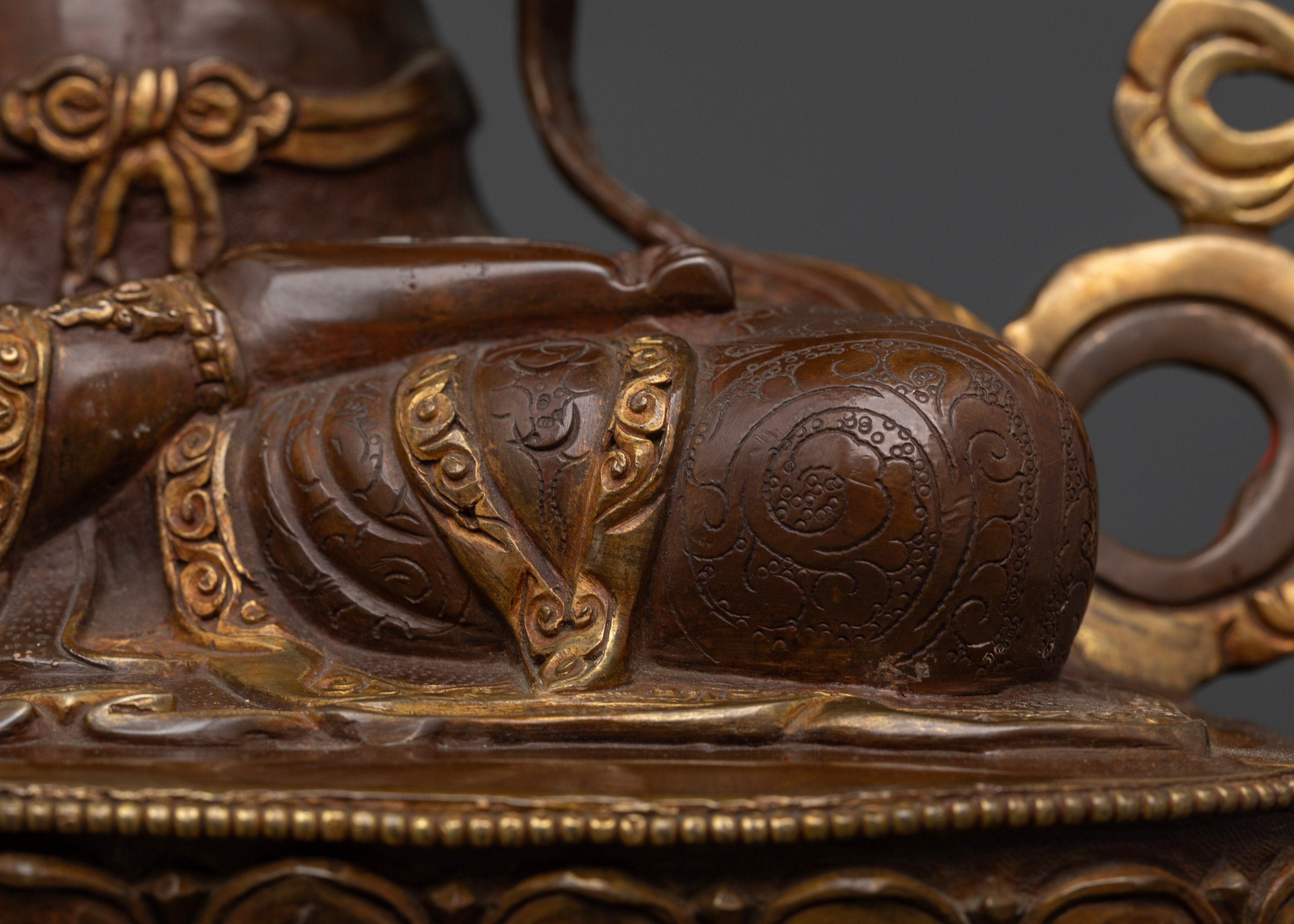 Oxidized White Tara Statue - Healing and compassion Tara