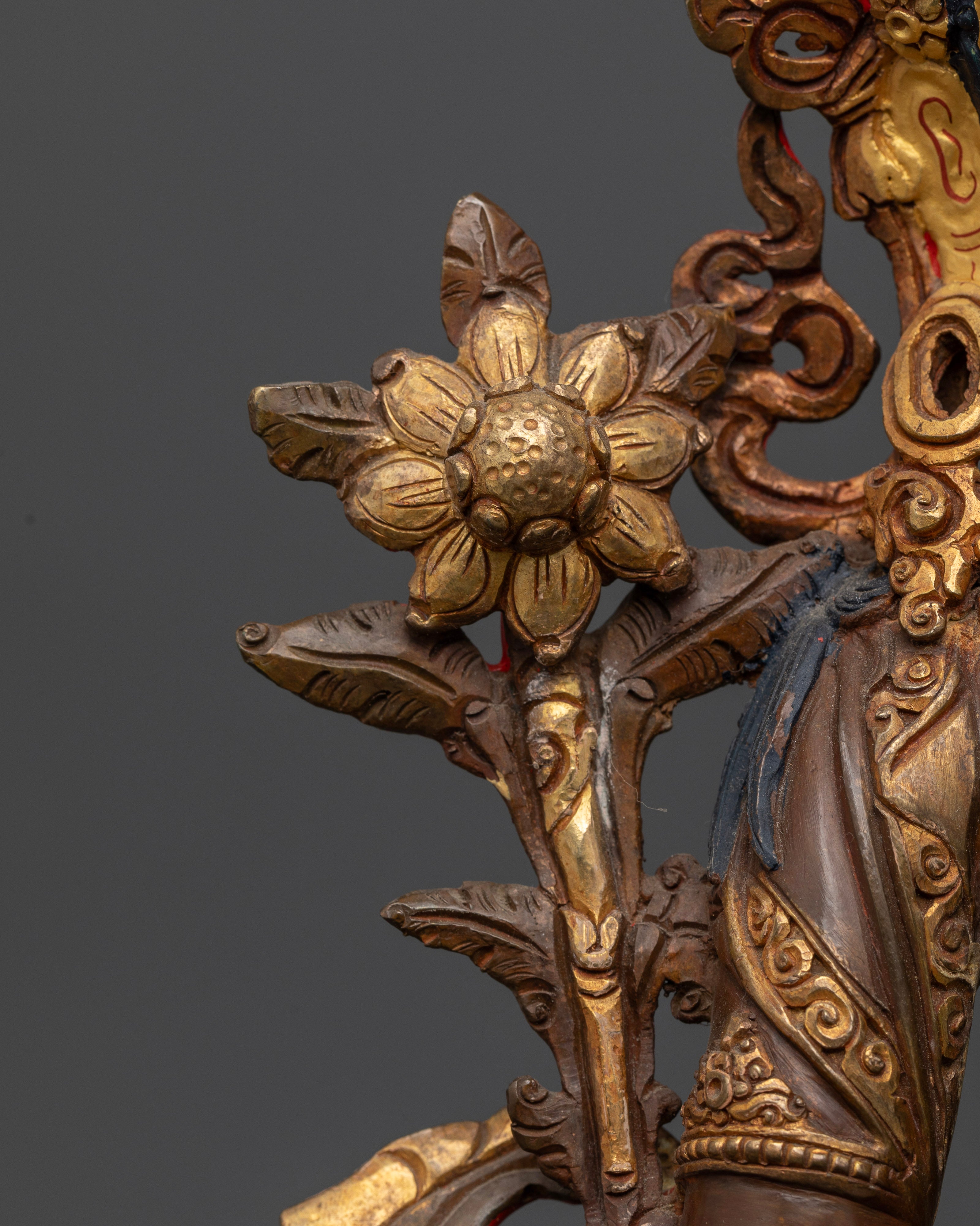 Oxidized White Tara Statue - Healing and compassion Tara