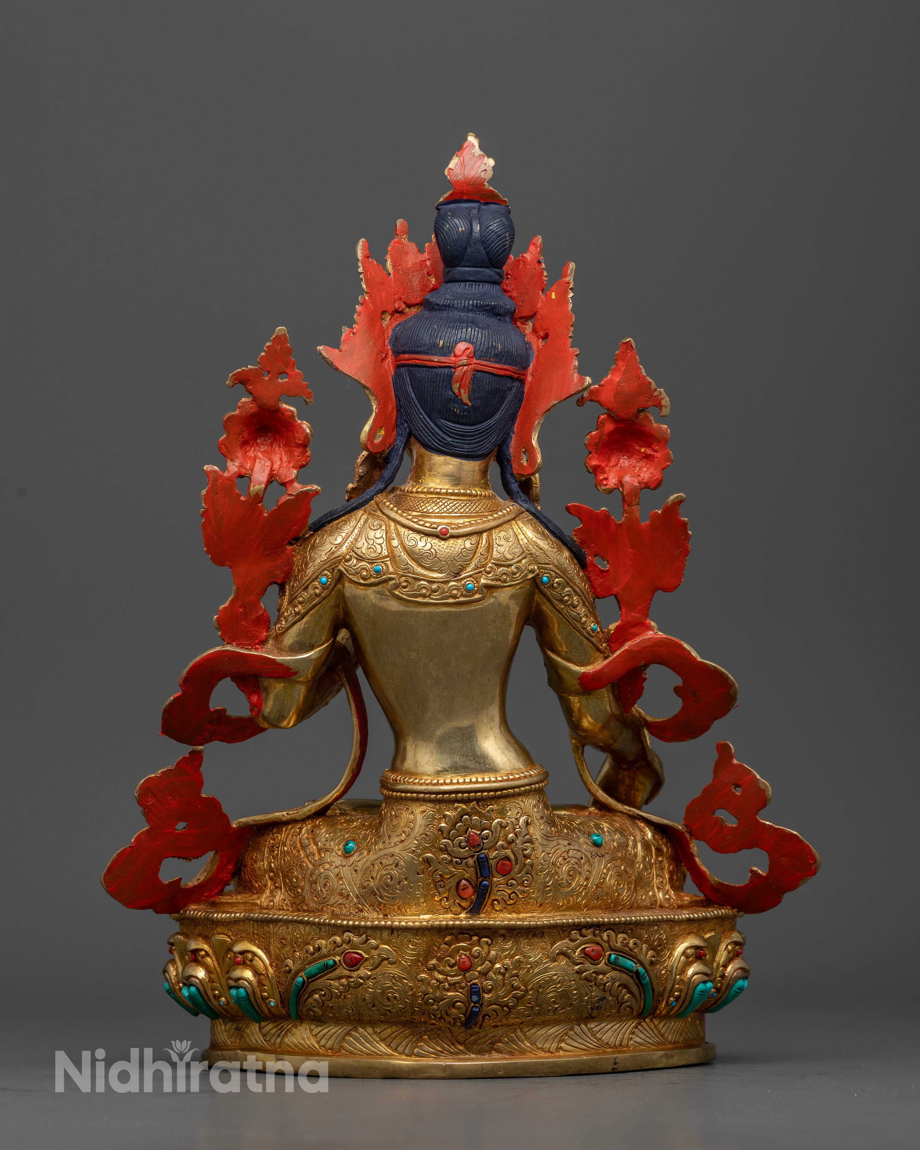 White Tara Figurine for Blessings of Long Life and Compassion