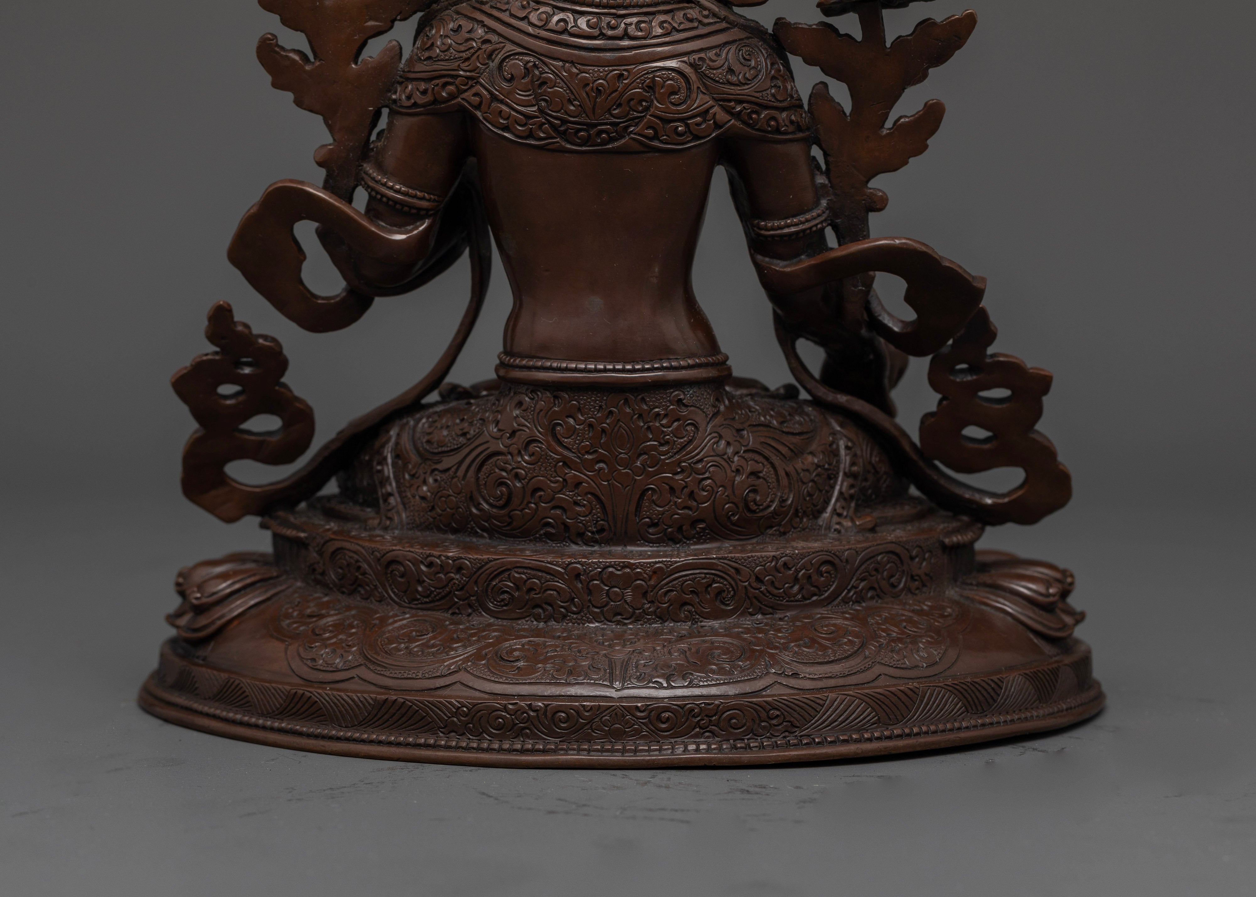 Oxidized White Tara: A Handcrafted Icon of Healing and Compassion