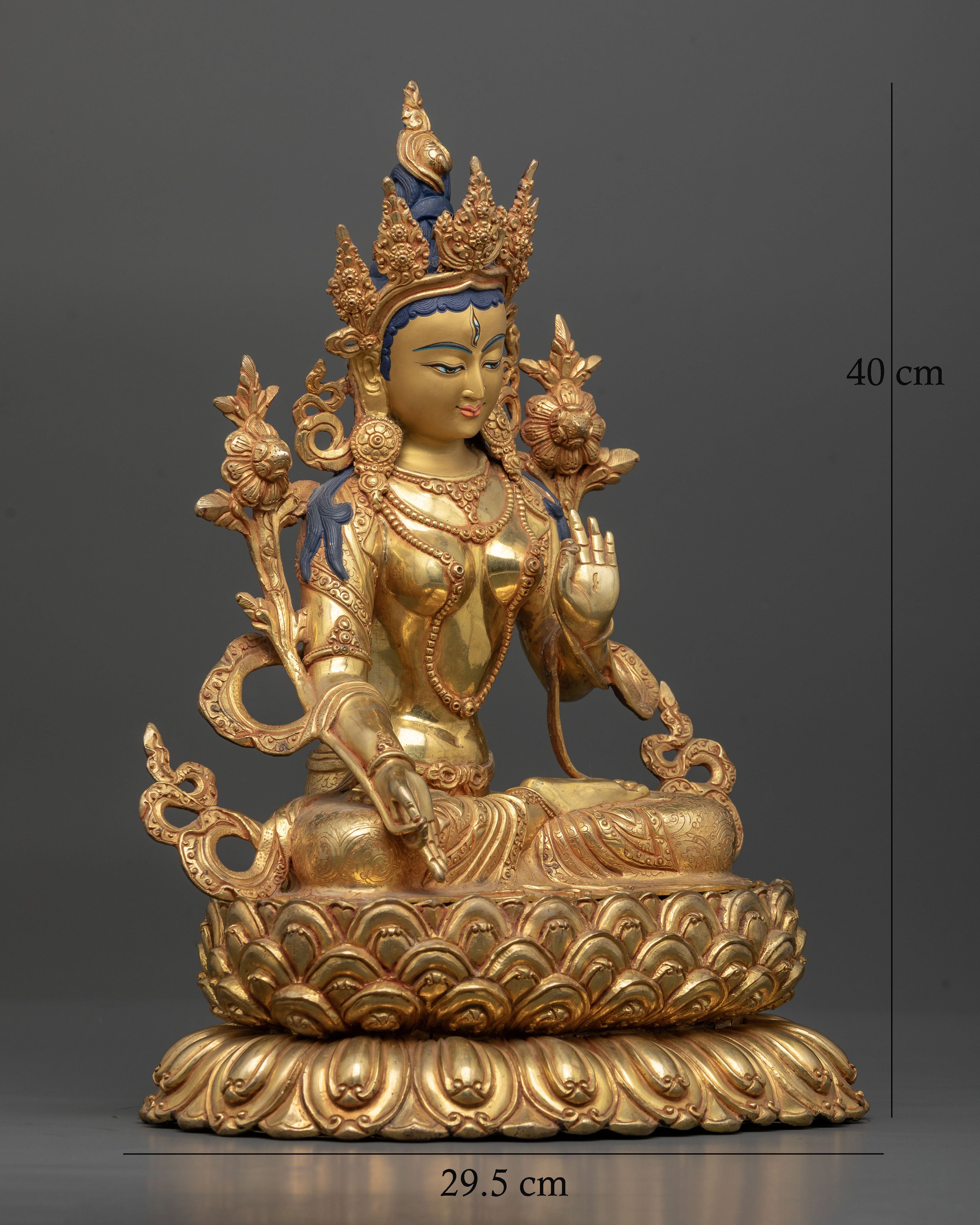 White Tara Statue for Compassion & Immortality