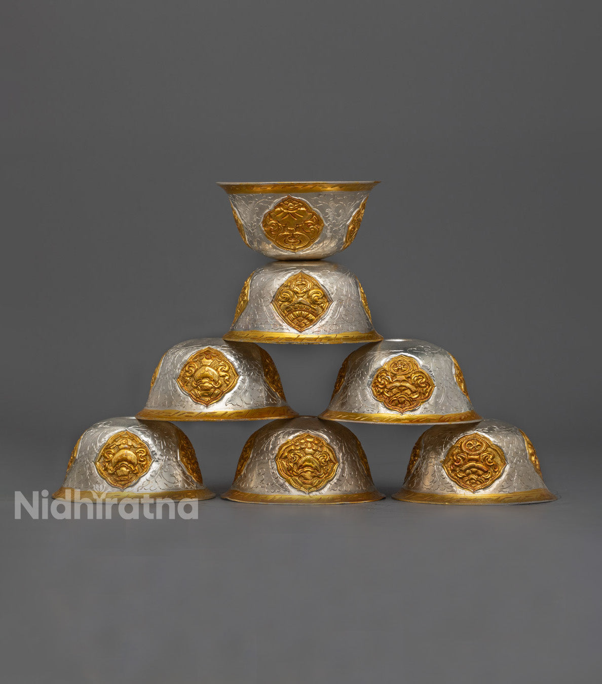 Buddhist Water Offering Bowls | Handmade in Nepal
