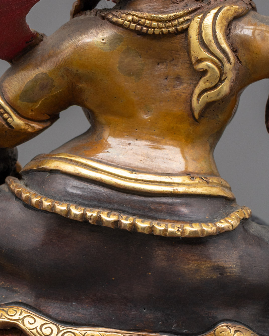 Hand-Carved White Dzambhala Statue | Himalayan Sacred Art