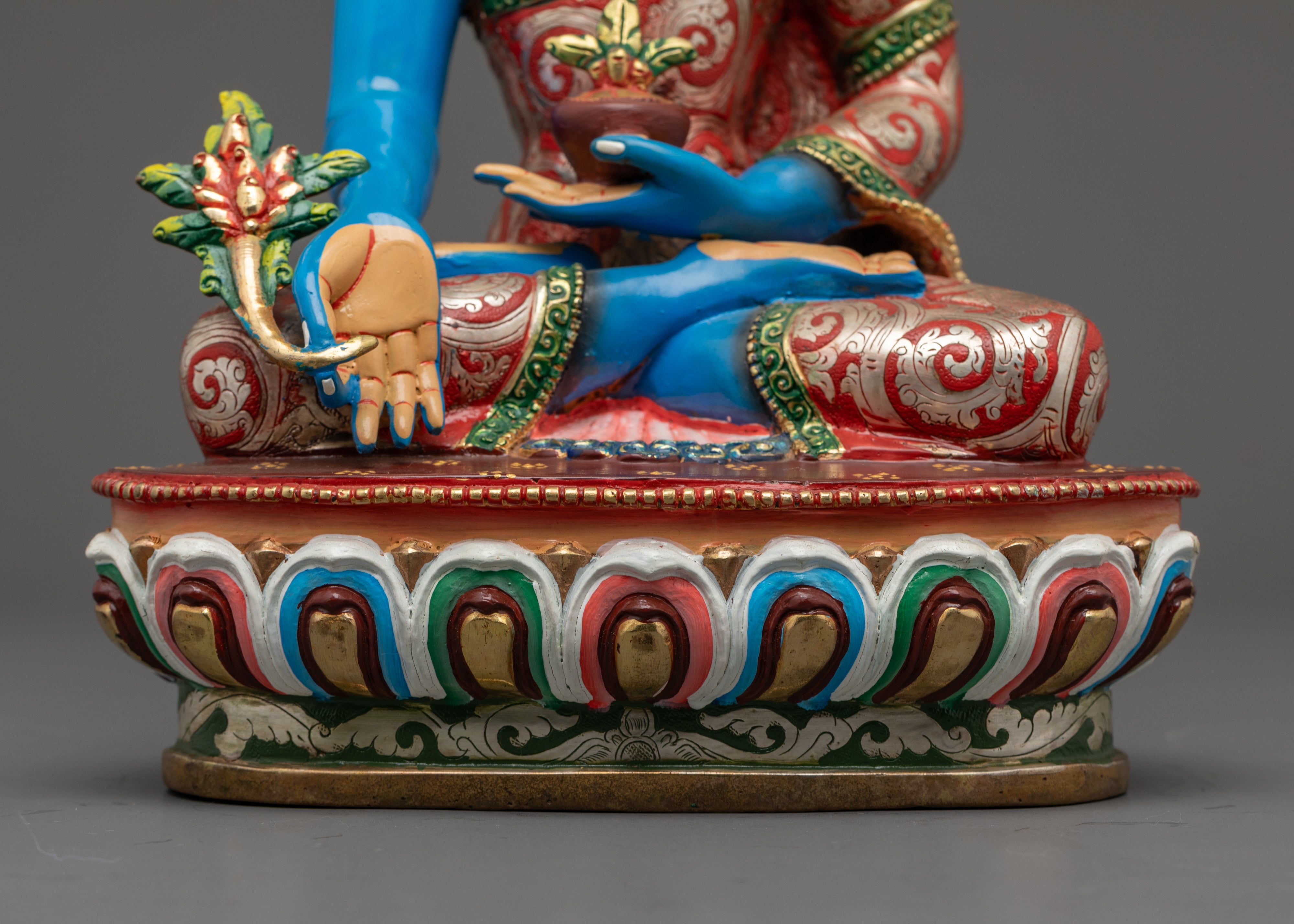 Traditional Tibetan Medicine Buddha Statue