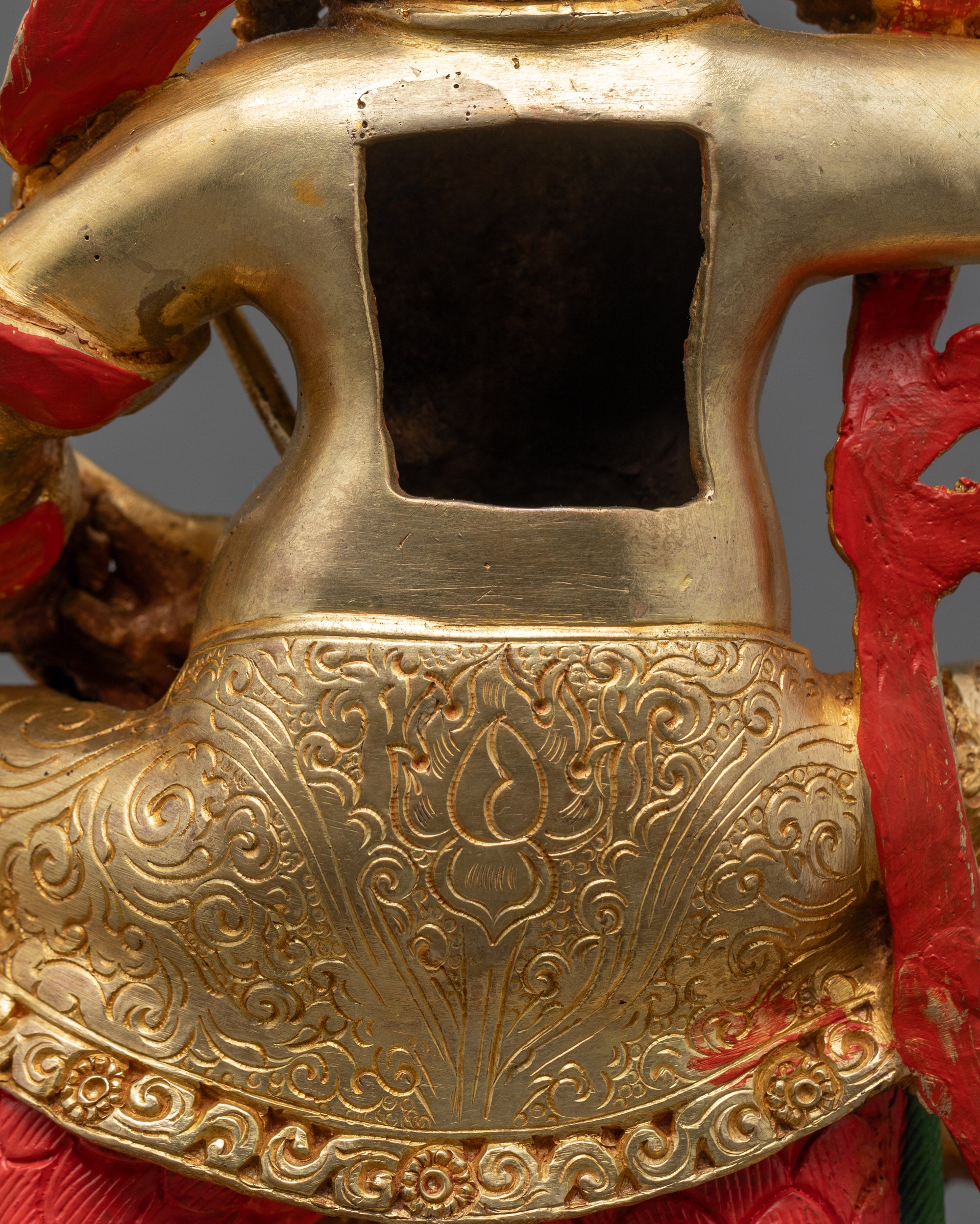 White Dzambhala Sculpture | Enlightened Protector of Wealth