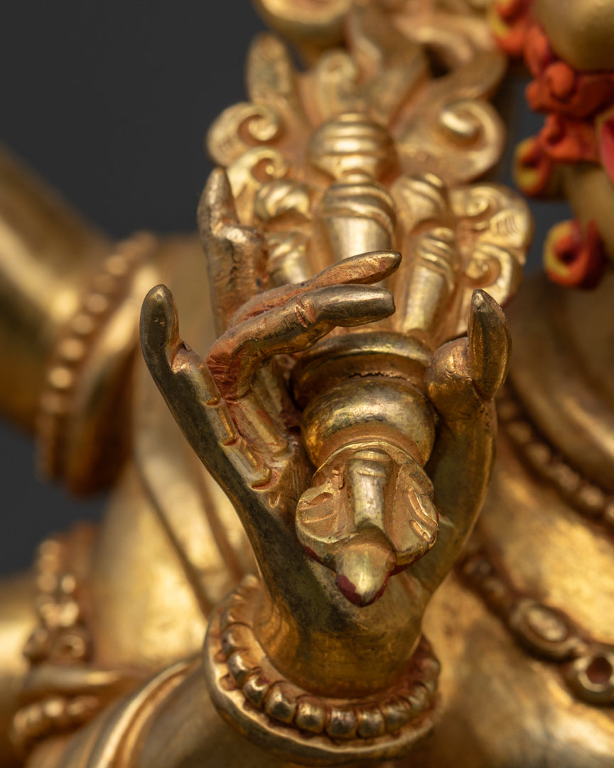 White Mahakala Statue: Spiritual Protection and Harmony
