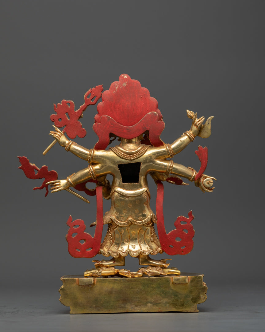 White Mahakala Statue: Spiritual Protection and Harmony