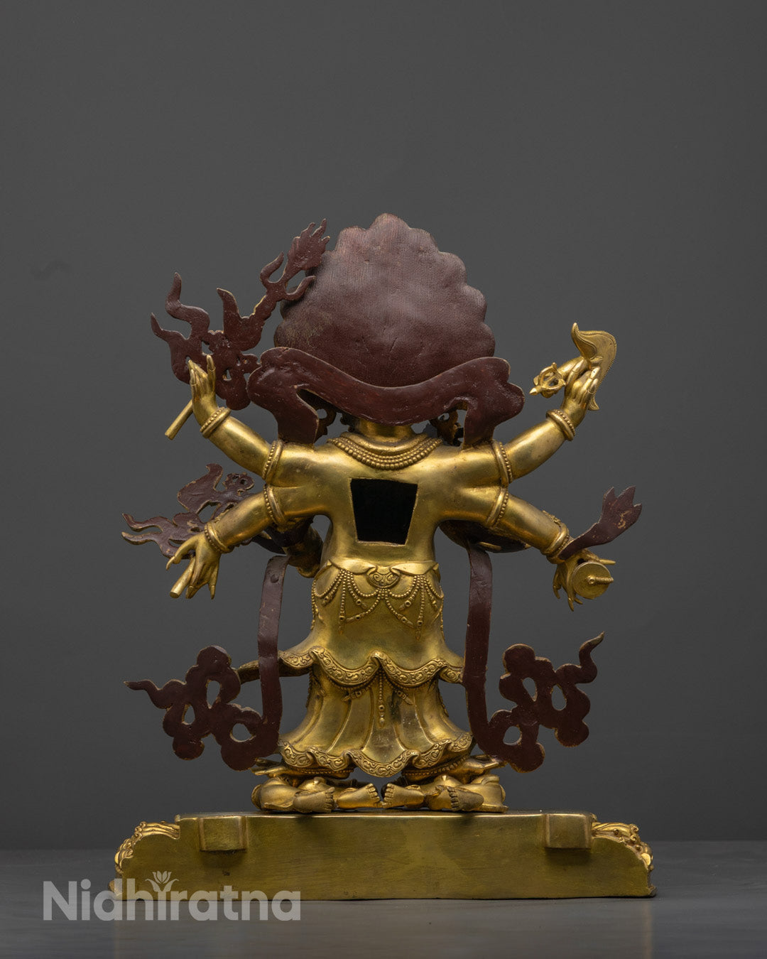 White Mahakala Statue | A Great Protector in Vajrayana Buddhism