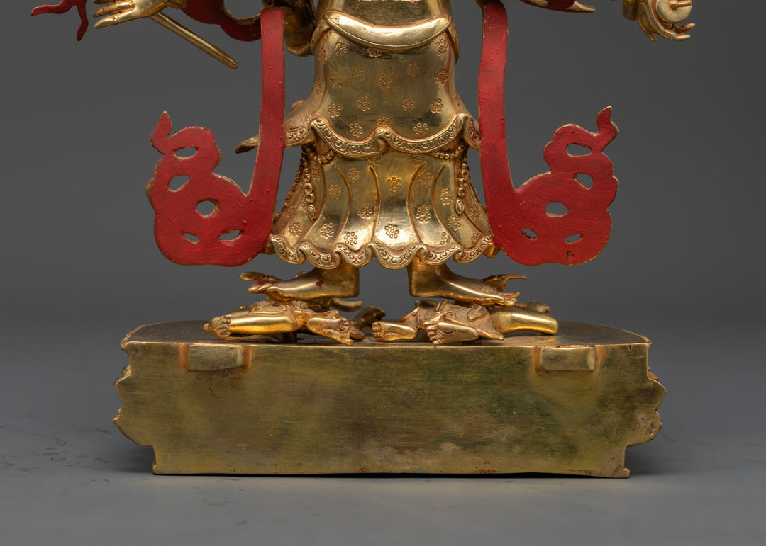 White Mahakala Statue: Spiritual Protection and Harmony