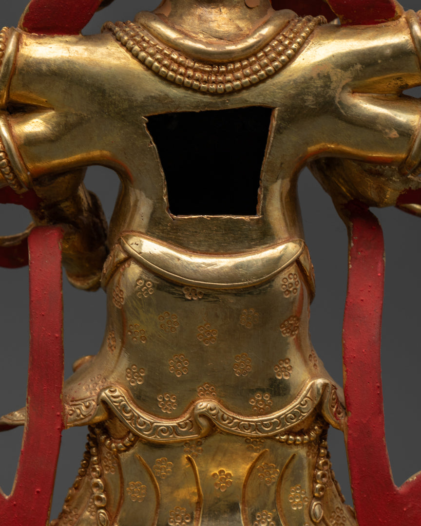 White Mahakala Statue: Spiritual Protection and Harmony