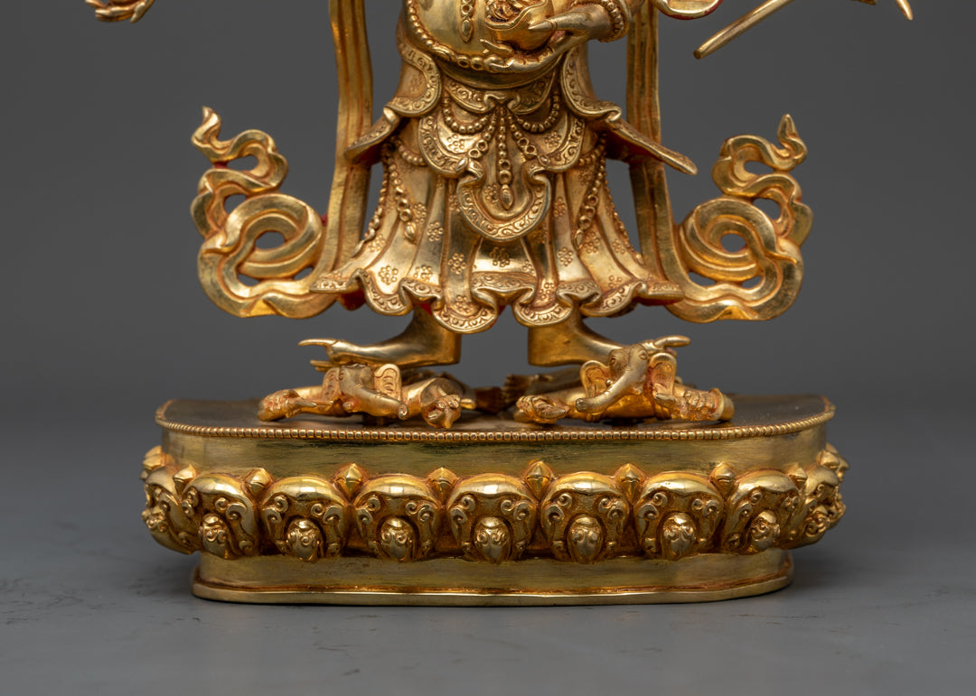 White Mahakala Statue: Spiritual Protection and Harmony
