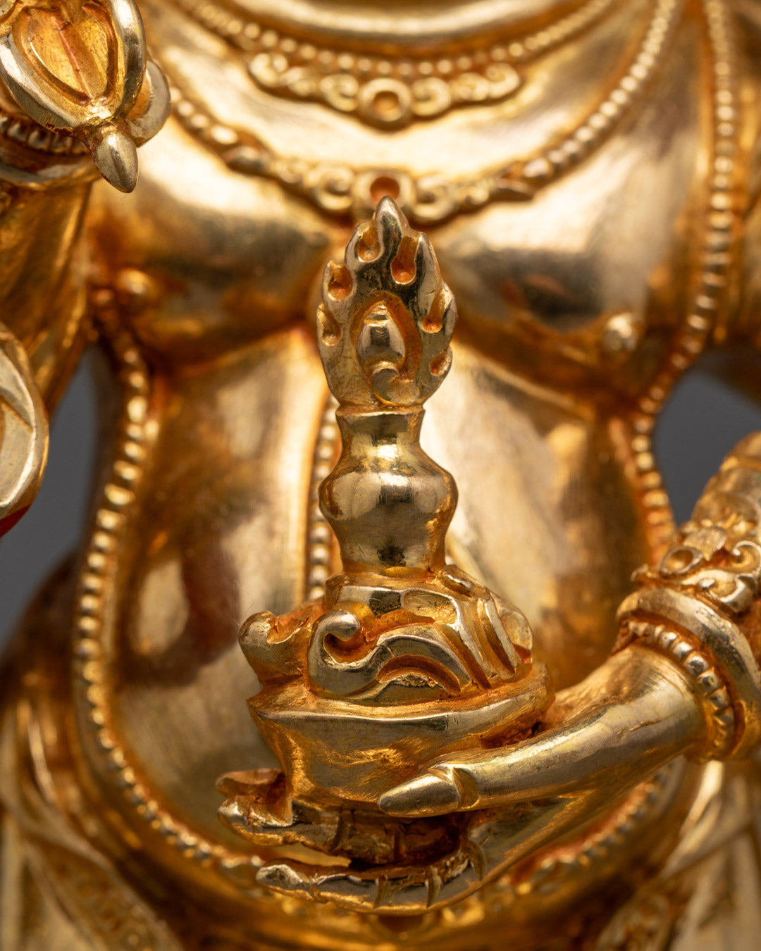 White Mahakala Statue for Protection and Karma Removal