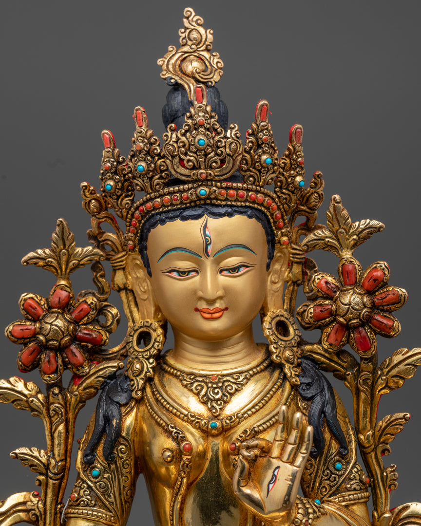 White Tara Statue | Himalayan Sacred Art