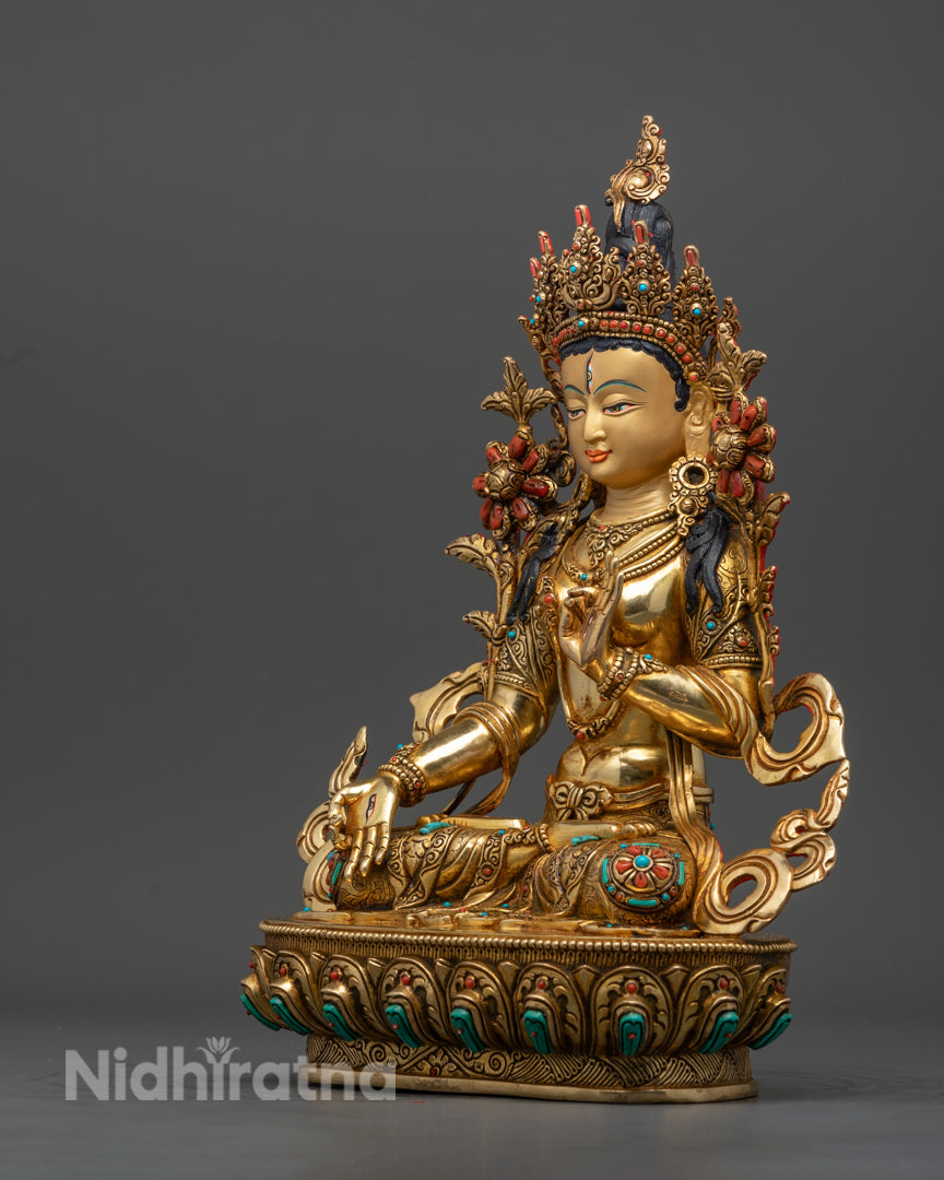 White Tara Statue | Himalayan Sacred Art