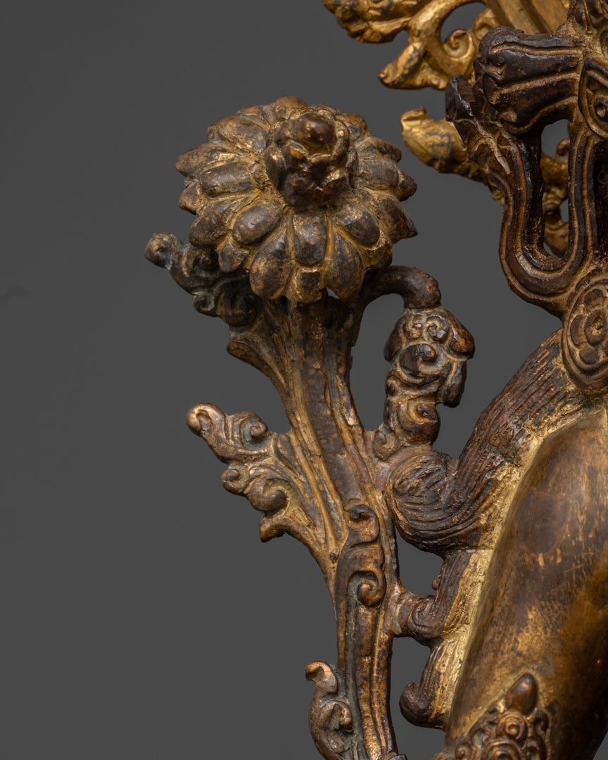 Antique White Tara Statue | Sacred Art