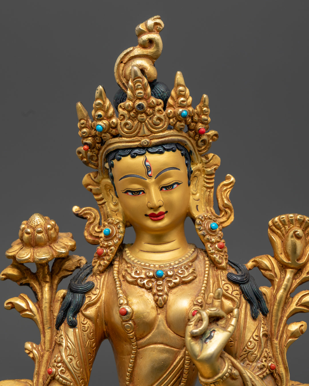 White Tara Statue: Buddhist Goddess of Compassion