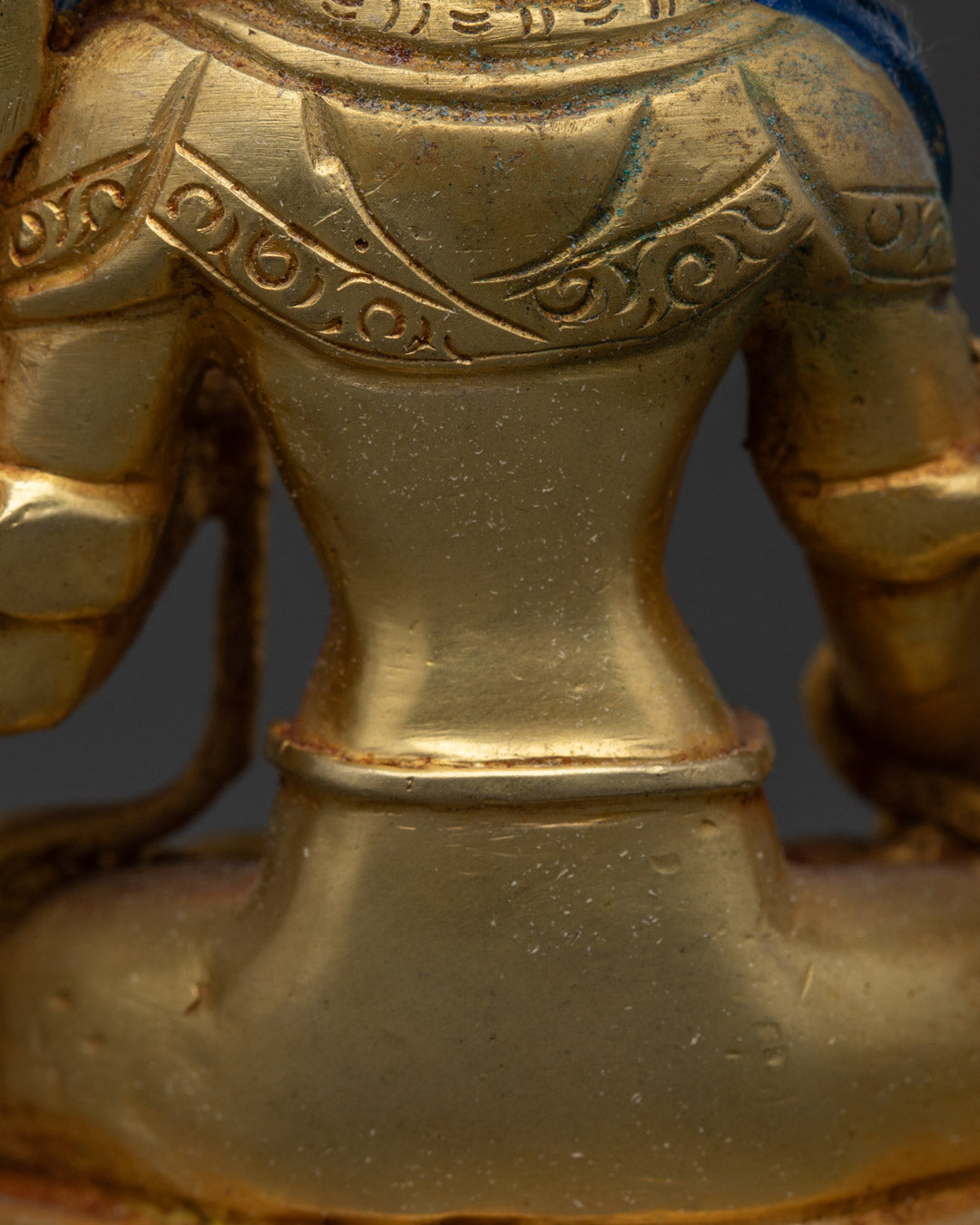 White Tara Statue | Handcrafted 24K Gold-Plated Copper