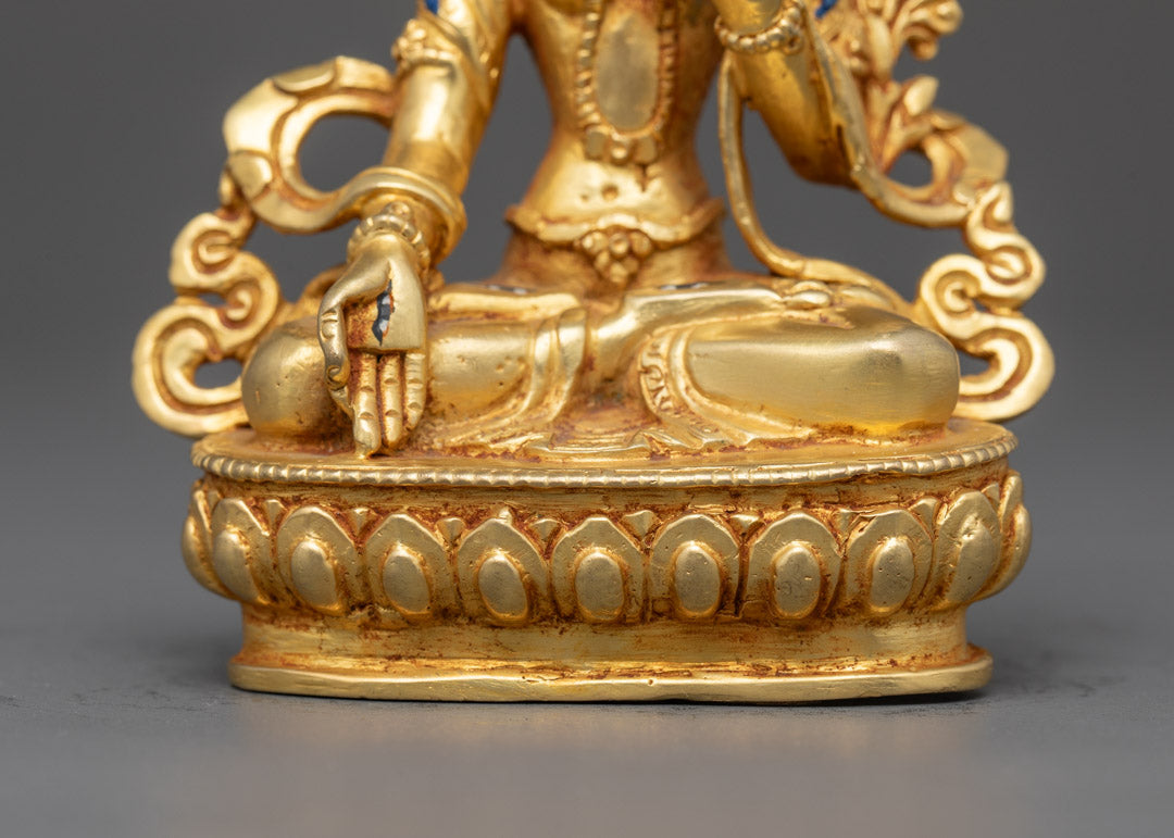 Nepalese White Tara Statue | Handcrafted Tibetan Goddess