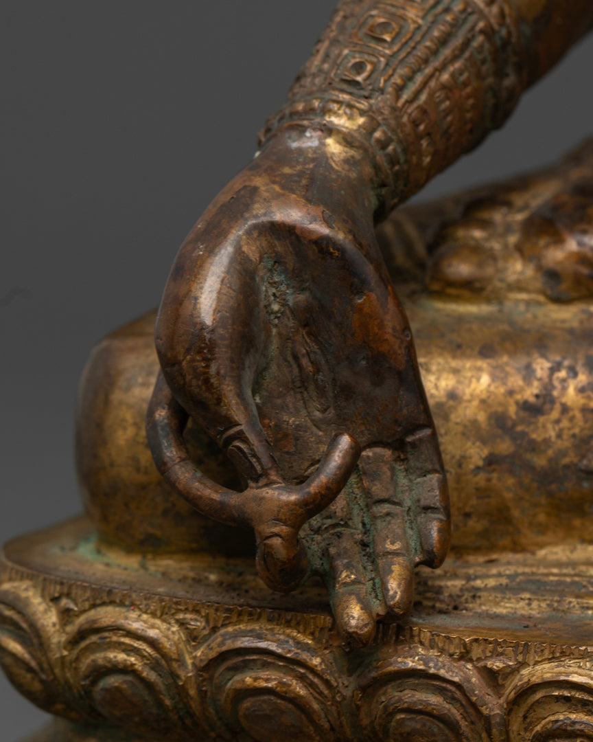 Antique White Tara Statue | Sacred Art