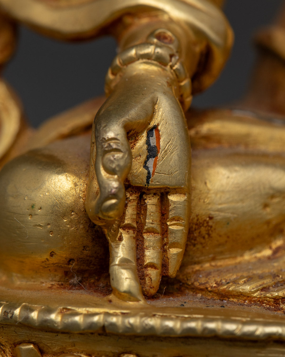 White Tara Statue | Handcrafted 24K Gold-Plated Copper