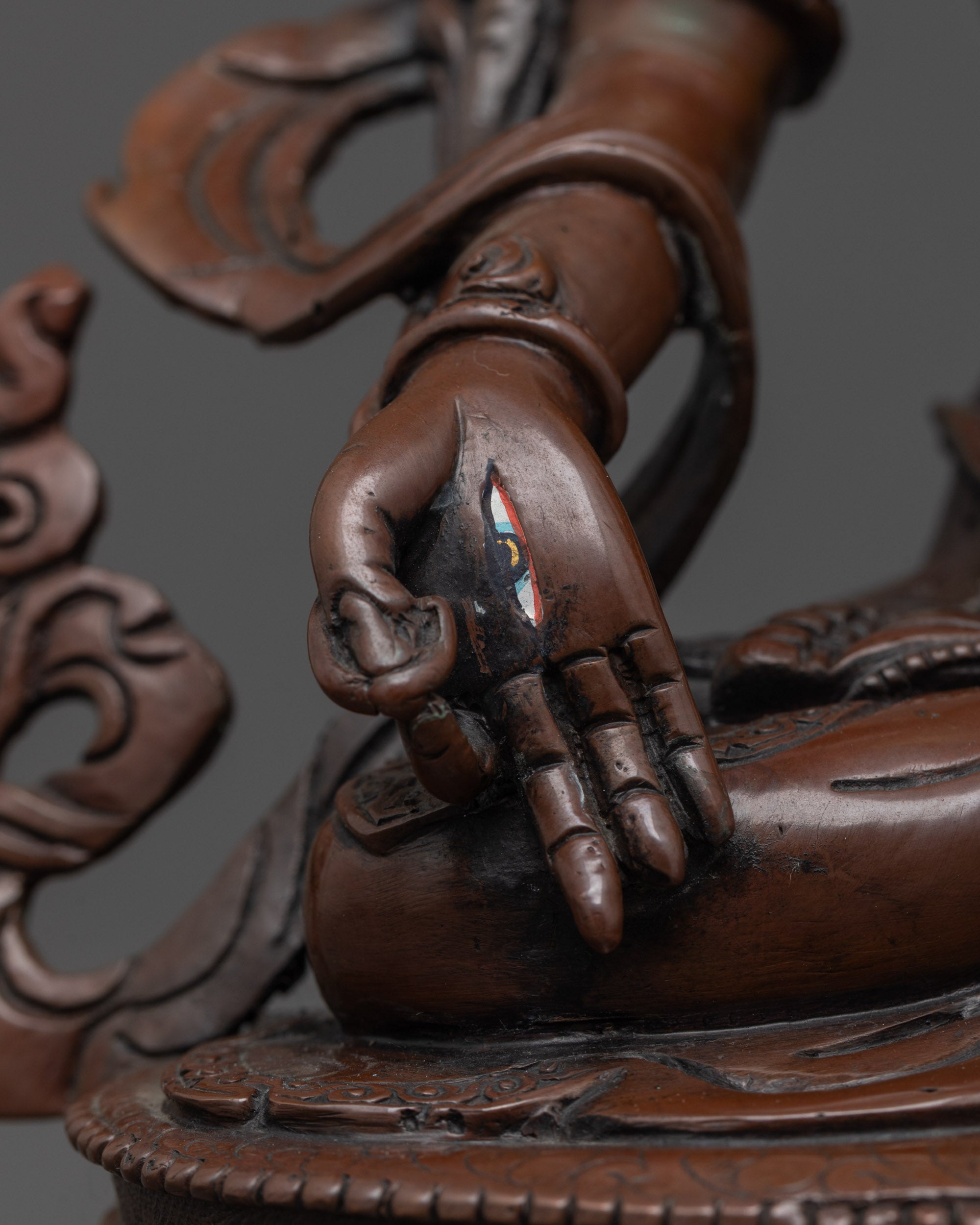 Handcrafted White Tara Statue | The Seven-Eyed Goddess