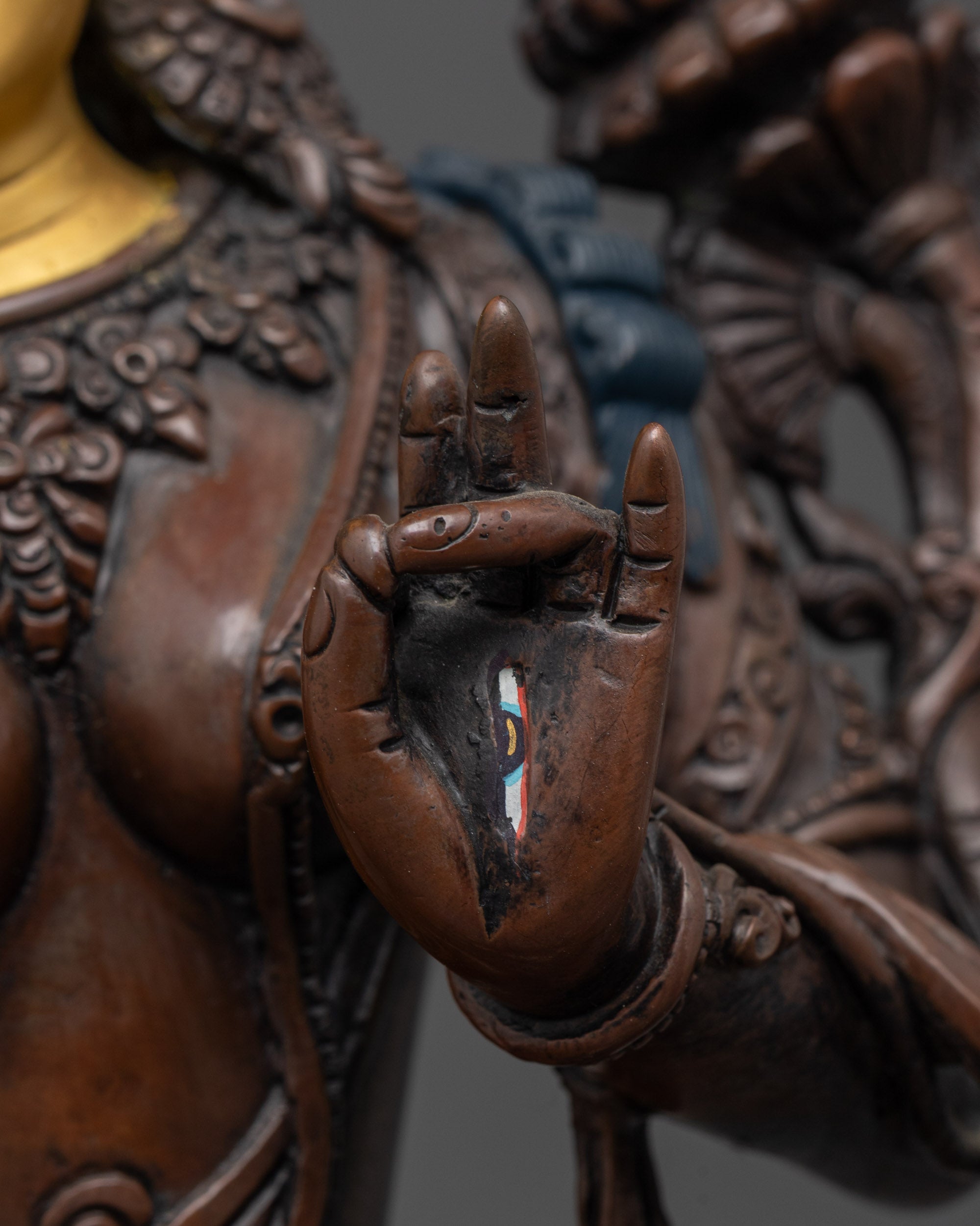 Handcrafted White Tara Statue | The Seven-Eyed Goddess