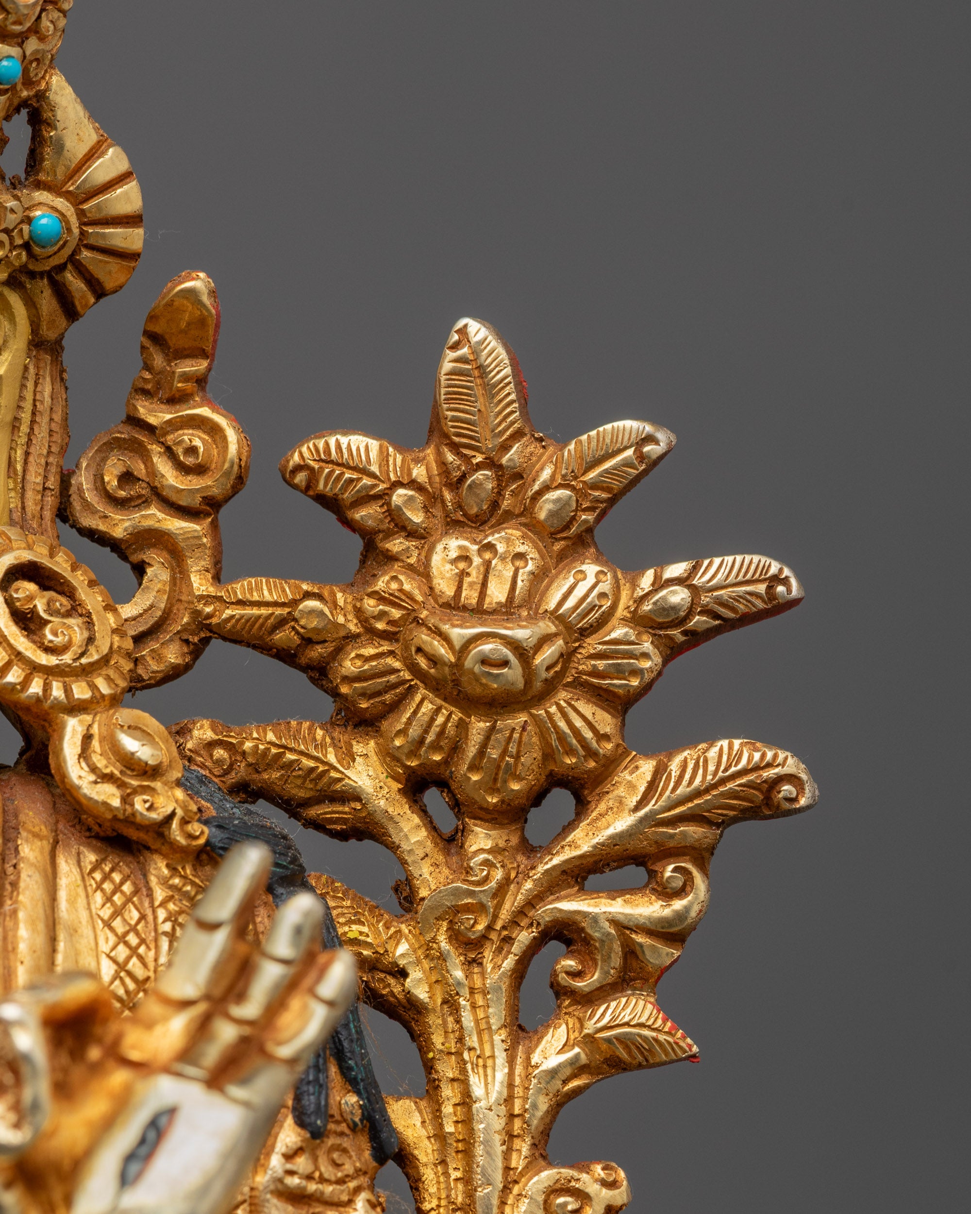 Nepalese White Tara Statue | Artisan Crafted with Consecration Chamber