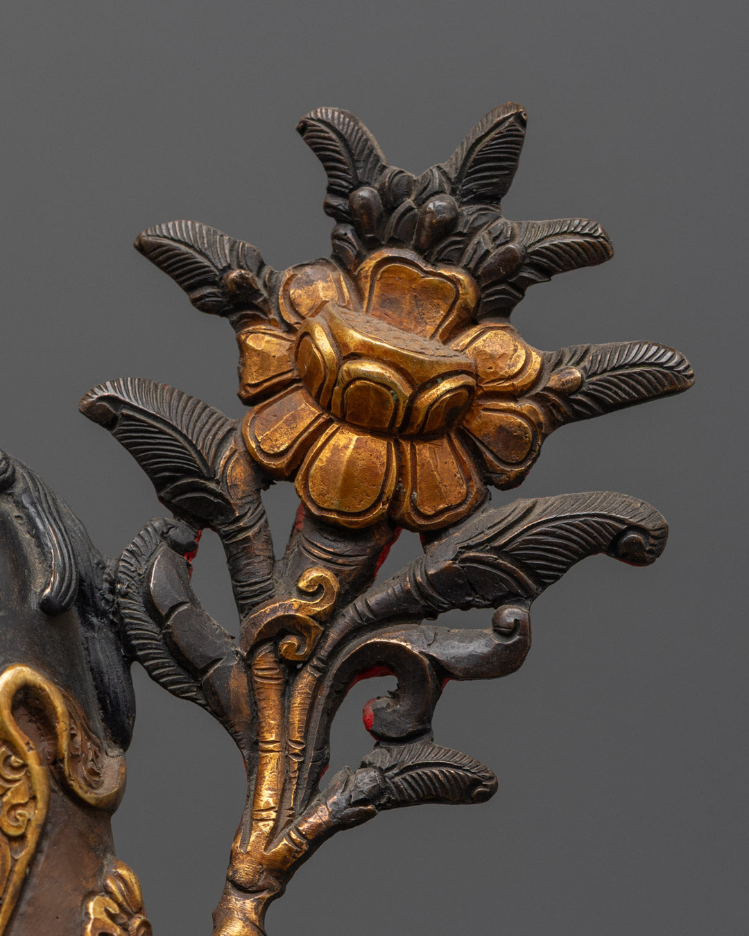 Handmade Oxidized White Tara Sculpture | Tibetan Buddhist Deity
