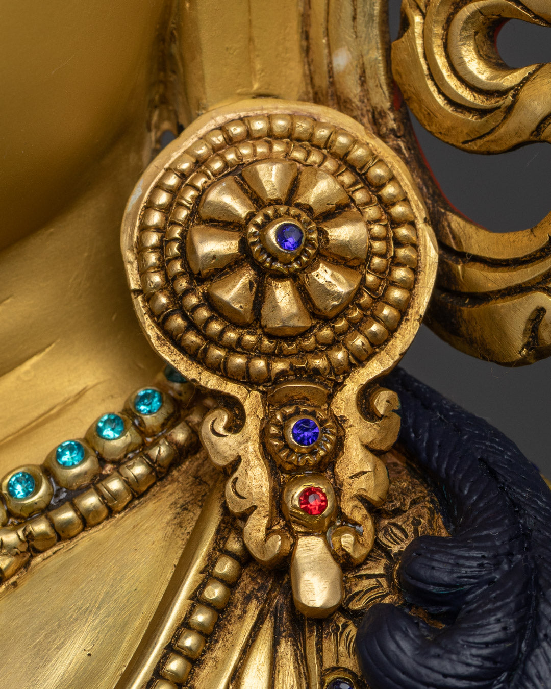 Handcrafted White Tara Statue from Nepal