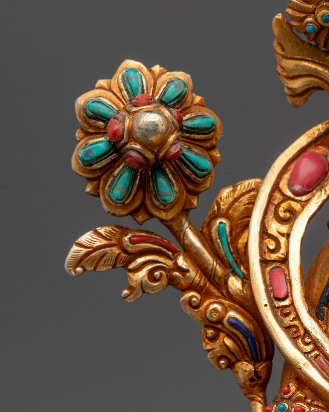 Buddhist White Tara Statue | Traditional Art of Nepal