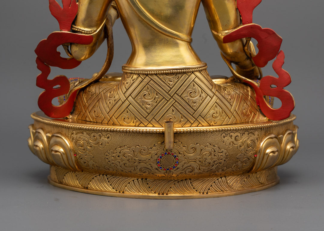 White Tara Statue | Traditional Nepalese Buddhist Art