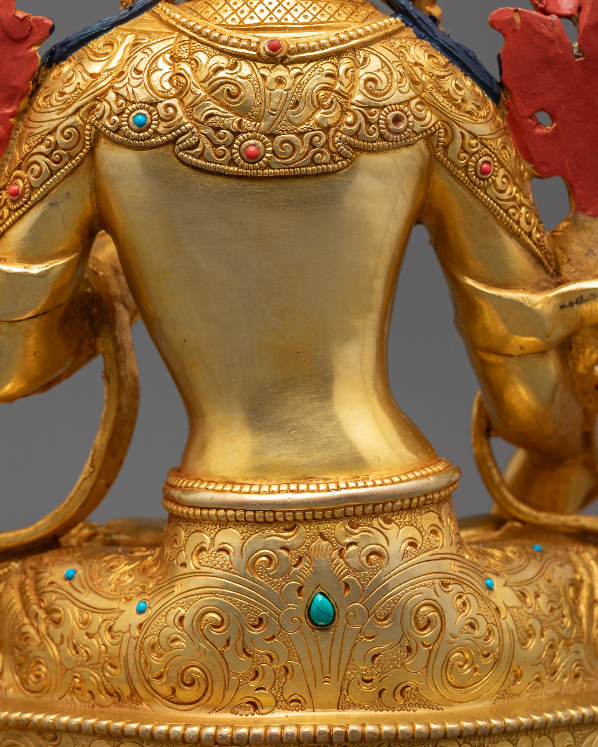 Traditional White Tara Statue | Himalayan Buddhist Sculpture