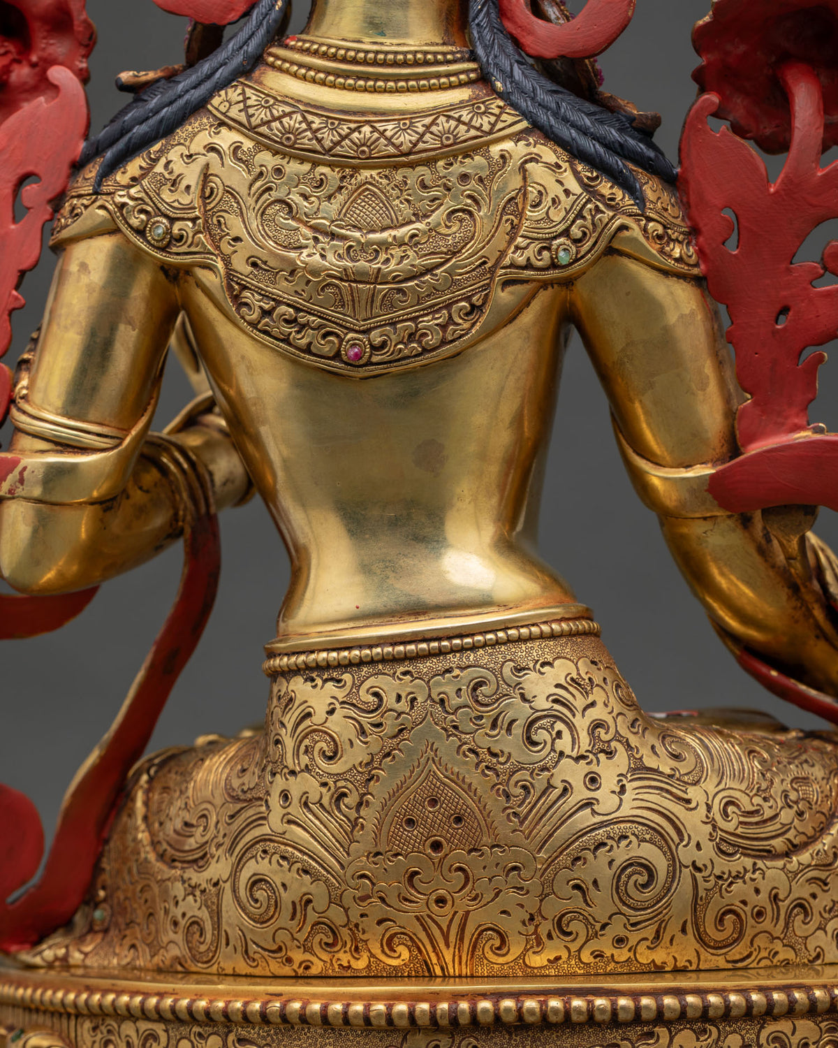 Handmade White Tara Statue – Tibetan Buddhist Deity for Meditation