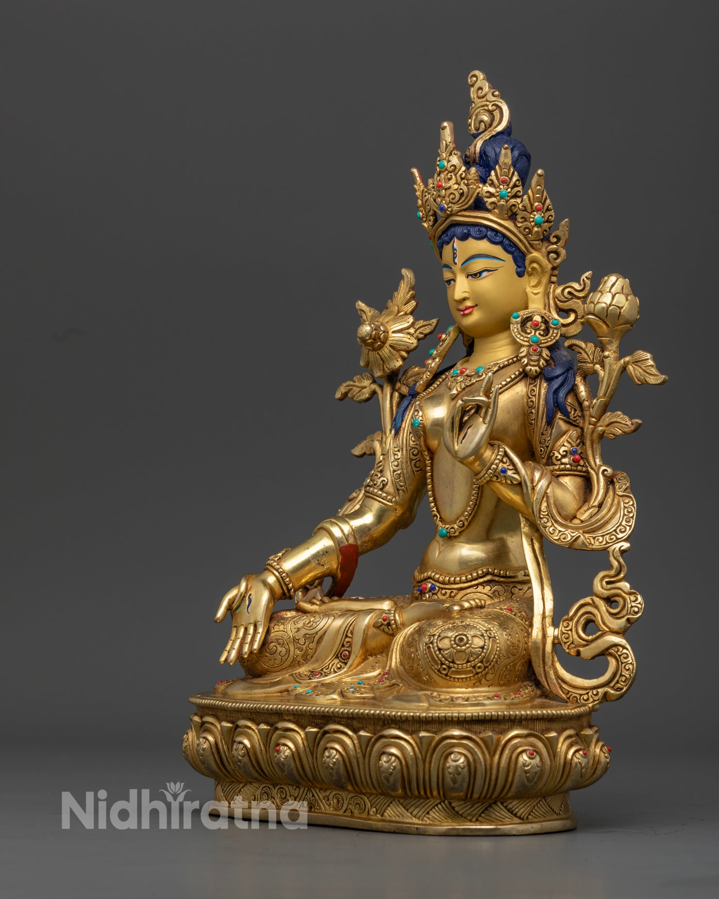 White Tara Statue | Handmade Spiritual Art