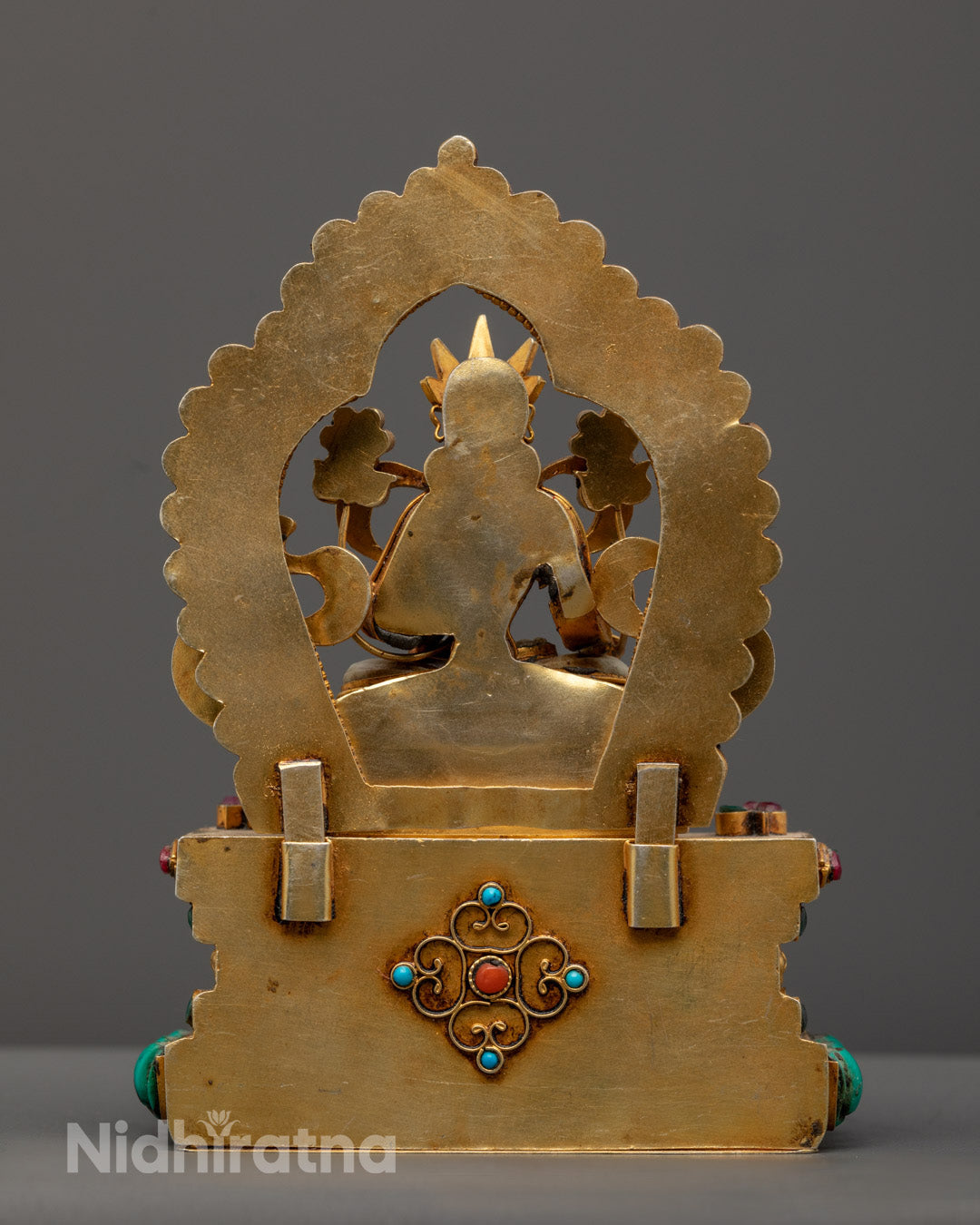 Bodhisattva White Tara Meditating Statue | Tibetan Buddhist Art