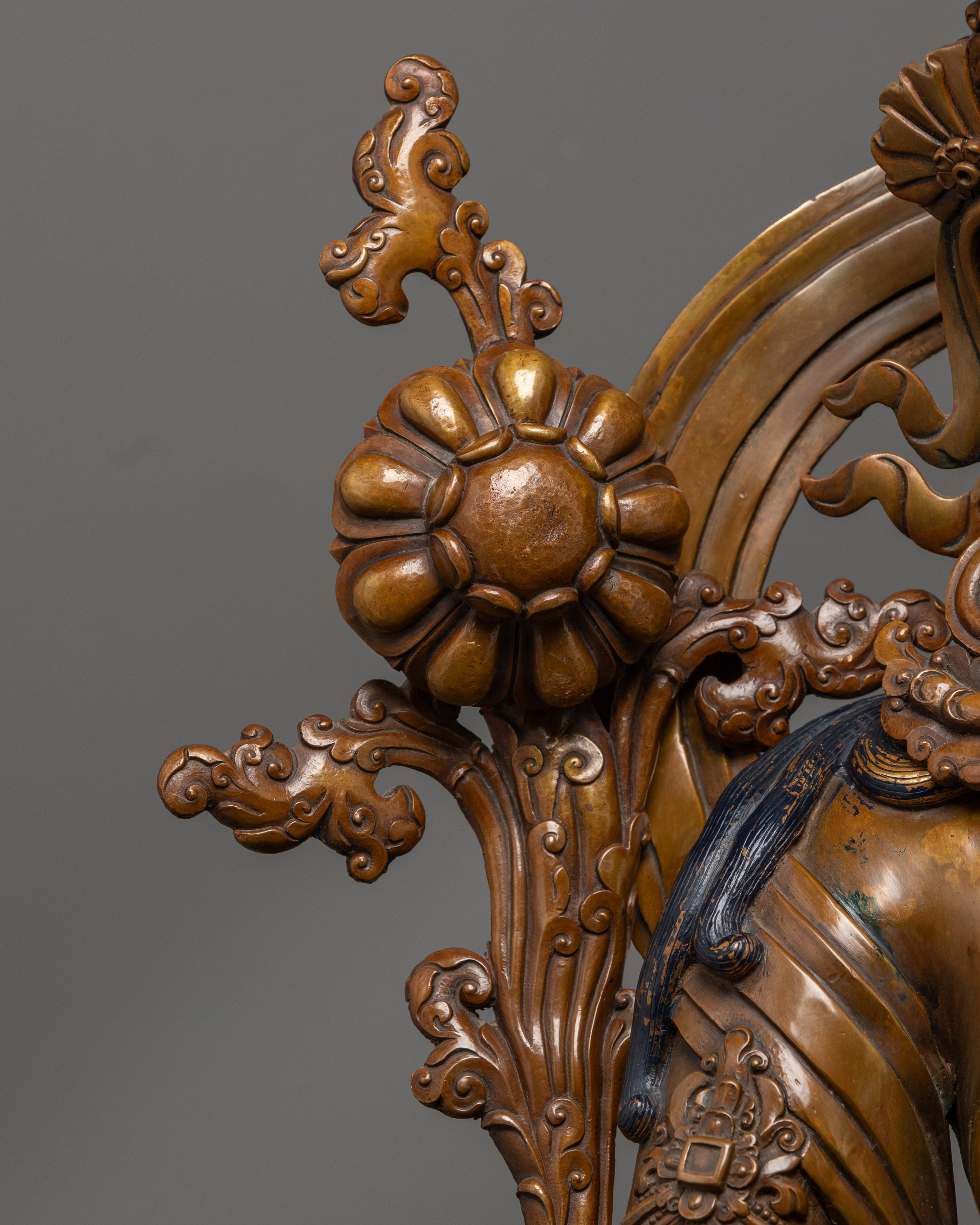 Saptalochana White Tara Statue | Rare Buddhist Art from Nepal