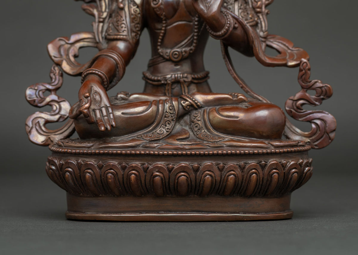 White Tara Statue | Buddhist Sculpture for Health & Protection