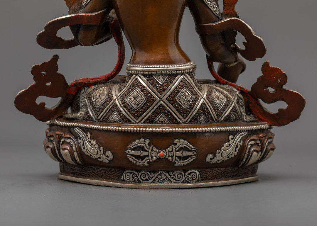 White Tara Statue | Traditional Handmade Buddhist Art