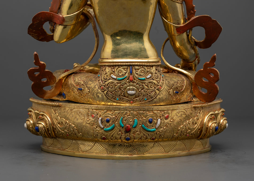 White Tara Statue | Hand-Carved Himalayan Buddhist
