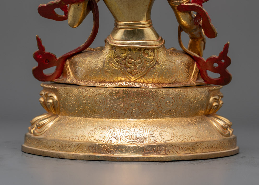 Buddhist White Tara Sculpture | The Deity Of Longevity